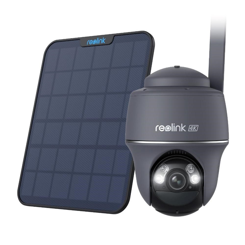 REOLINK bezpečnostní kamera Go Series G440,  Go Ultra,  8MP 4G LTE,  Solární panel 2,  šedá0 