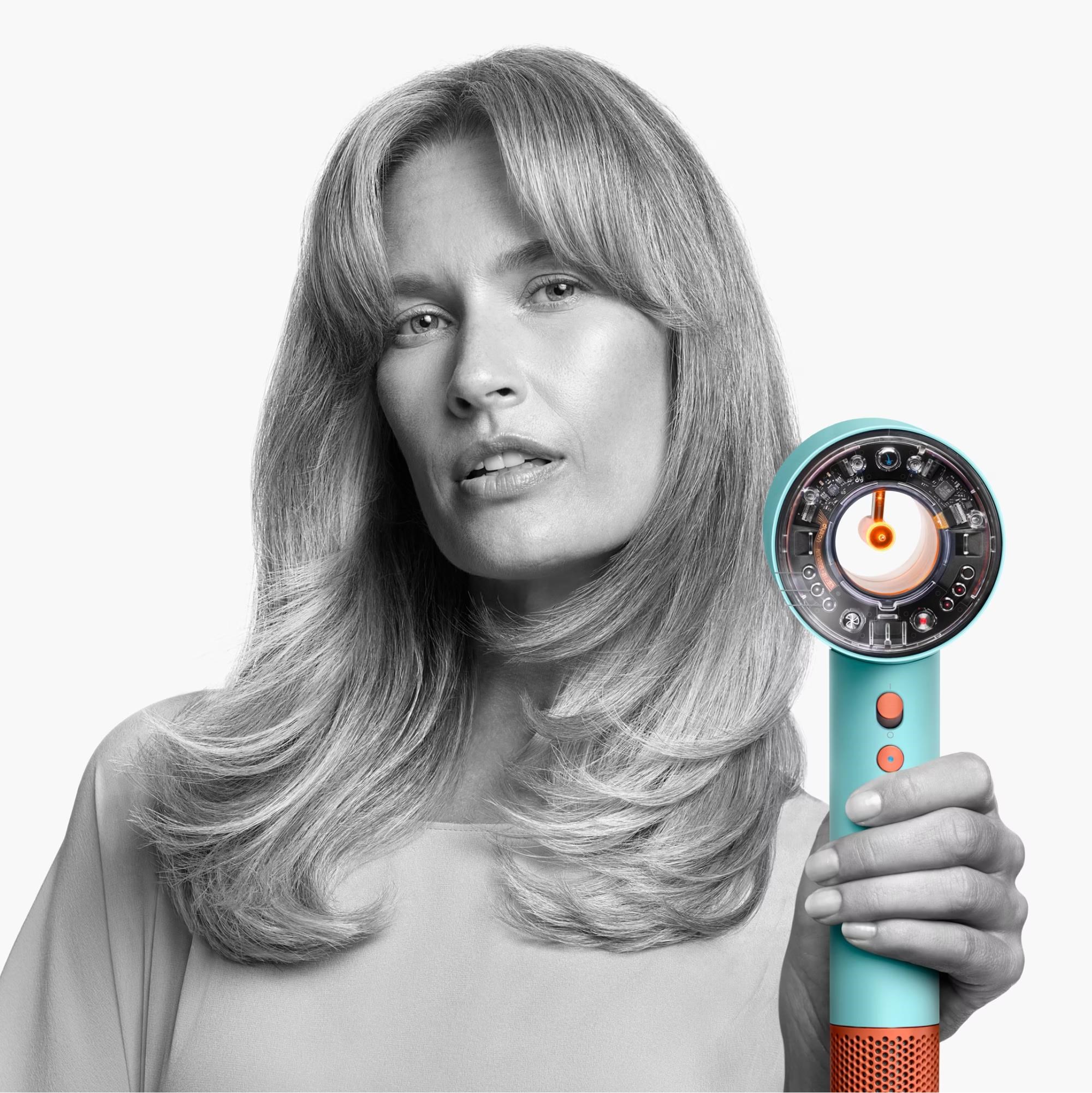 Dyson Supersonic Nural HD16 fén na vlasy, 1600 W, difuzér, 4 teploty, 3 rychlosti, Jasper/Plum3 