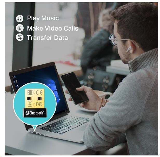BAZAR - TP-Link UB400 Bluetooth Nano USB Adaptér (Bluetooth 4.0,  USB2.0) - rozbaleno3 