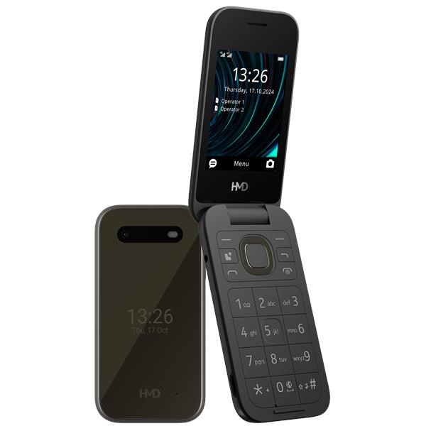 HMD Nokia 2660 Flip Dual SIM,  4G,  černá (2025),  (CZ,  SK,  HU)