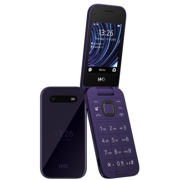 HMD Nokia 2660 Flip Dual SIM,  4G,  fialová (2025),  (CZ,  SK,  HU)3 