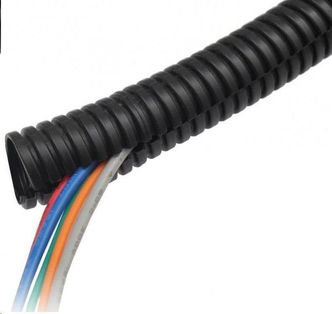 Chránička na kabel (husí krk) 42, 5mm s podélným řezem,  balení 50m1 