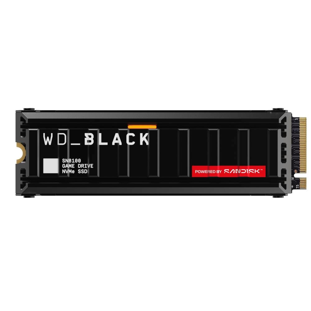 WD BLACK SSD NVMe 2TB PCIe SN8100 Powered by SanDisk,  Gen5,  (R:14900,  W:14000MB/ s),  Chladič3 