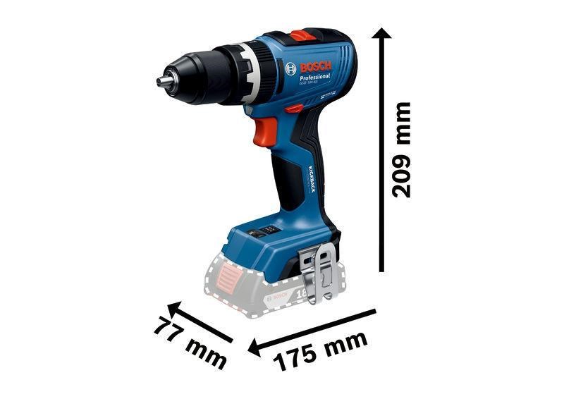 Bosch GSB 18V-65 akumulátorový příklepový vrtací šroubovák1 