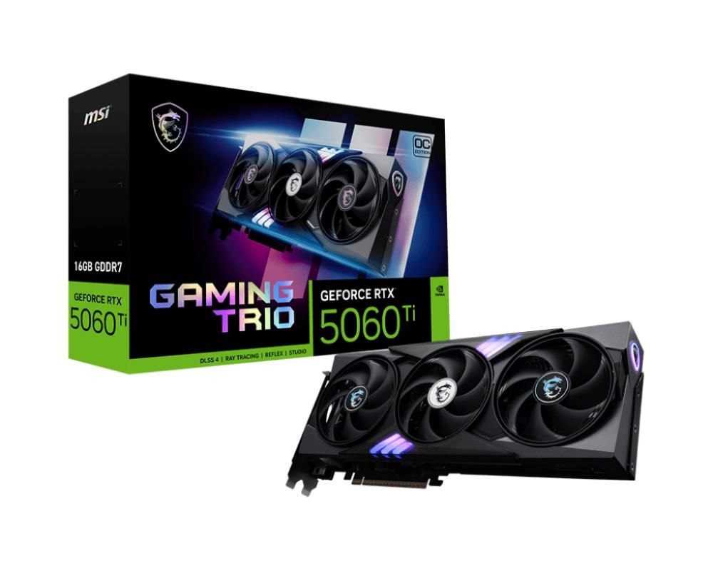 MSI GeForce RTX 5060 Ti TRIO/ Gaming/ OC/ 16GB/ GDDR7