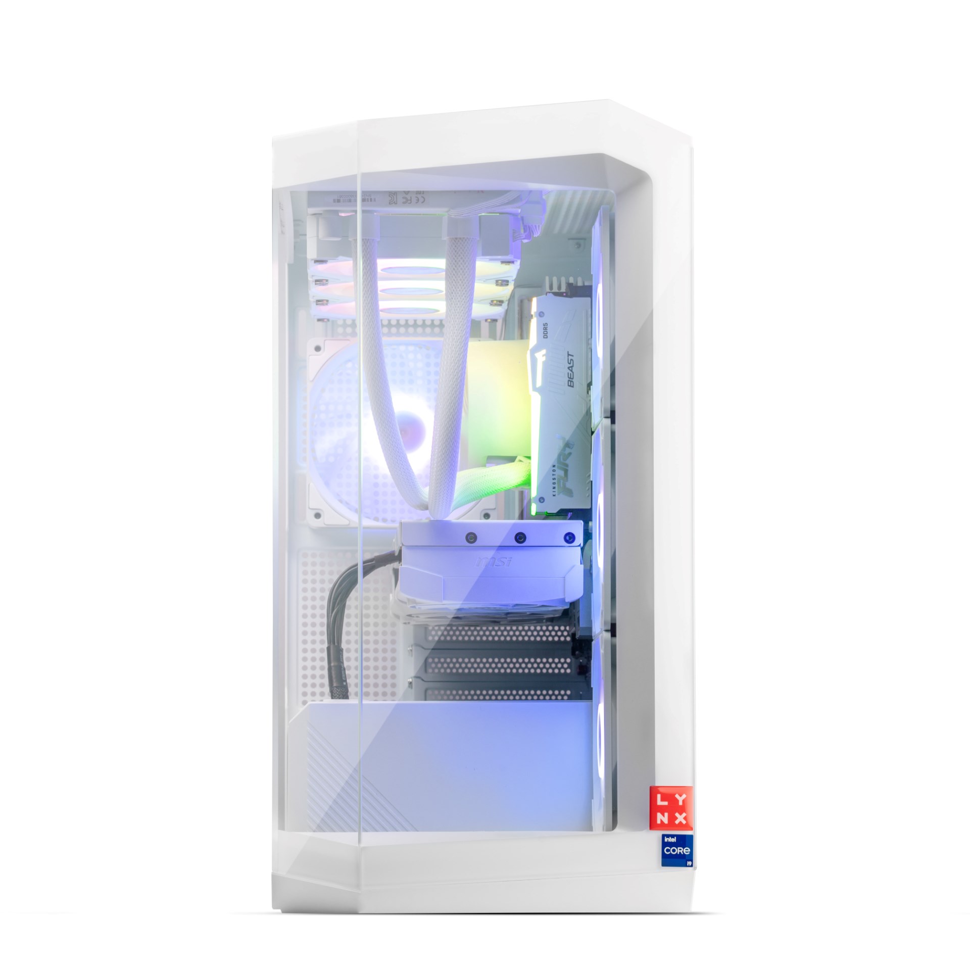 LYNX Challenger White i9 14900KF 64GB 4TB SSD NVMe RTX 5080 16G W11 Home3 