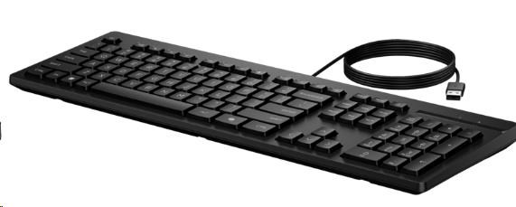 HP 125 G2 Wired USB Keyboard - ruská0 