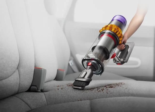 BAZAR - Dyson V15 Detect Absolute 2023,  vysavač,  14 cyklonů,  240 AW,  filtrace celého přístroje - poškozený obal4 