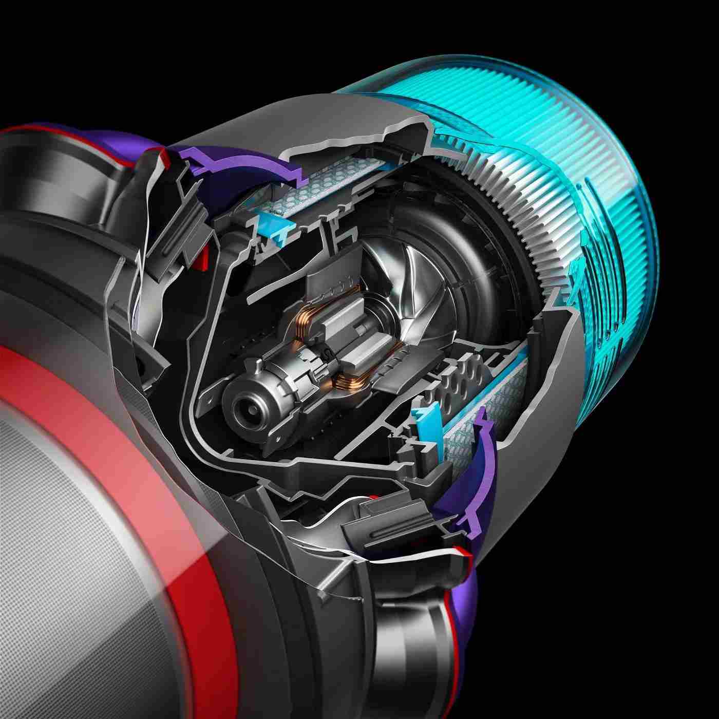 BAZAR - Dyson Gen5detect Absolute vysavač tyčový vysavač,  akumulátorový,  660 W,  HEPA filtr - použito,  opraveno6 
