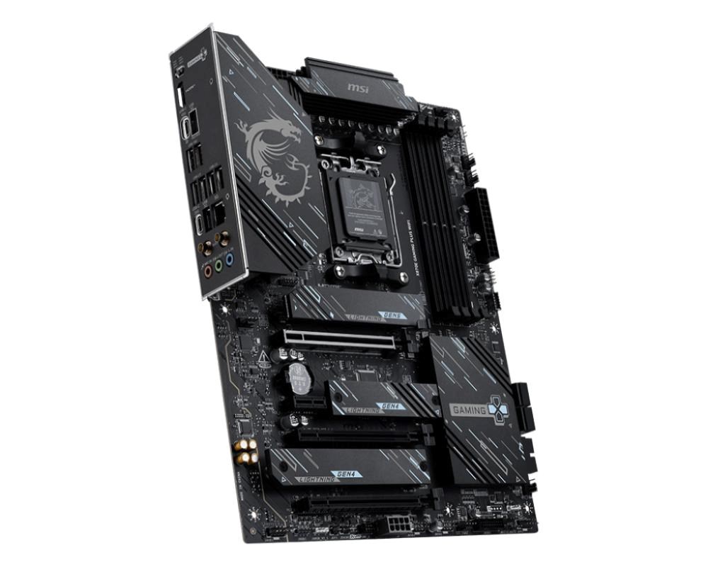 MSI MB Sc AM5 X870E GAMING PLUS WIFI,  AMD X870E,  4xDDR5,  1xHDMI,  1xUSB4,  WI-FI3 