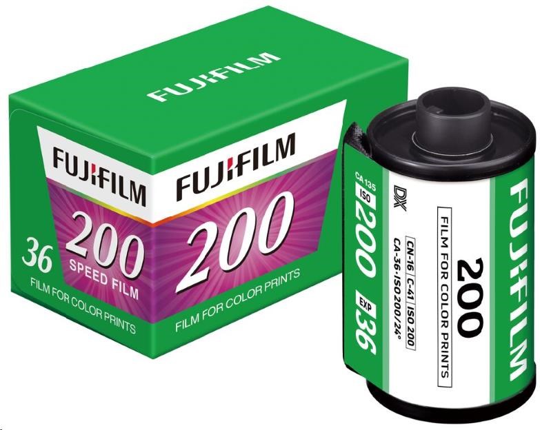 Fujifilm 135 FUJIFILM 200 36EX1 - negativní film /  kinofilm (alternativa Kodak,  Agfa)1 