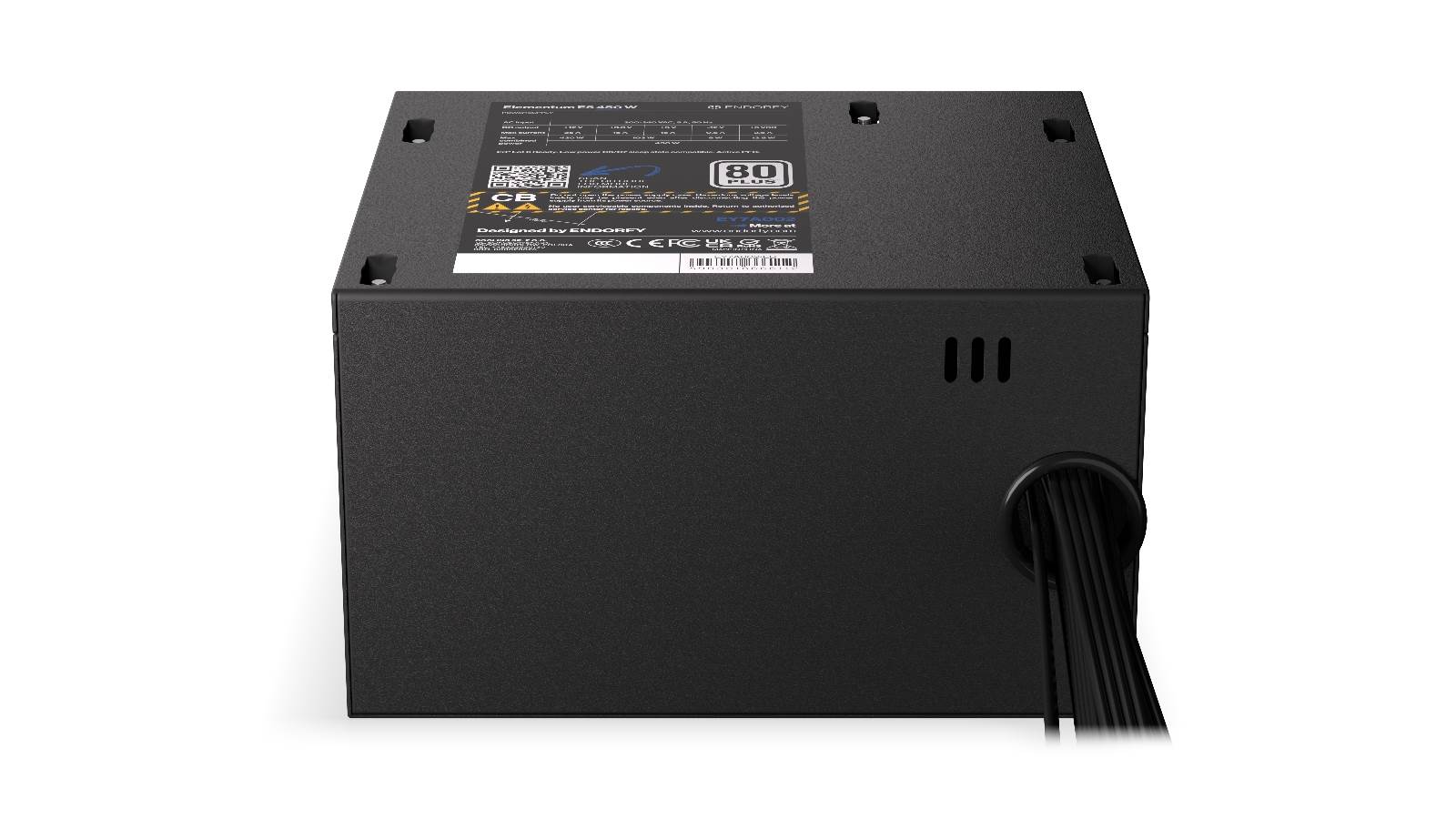 ENDORFY Zdroj Elementum E5 450W,  120mm,  80 Plus7 