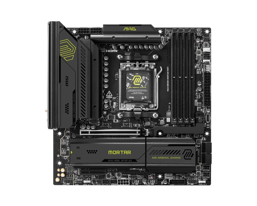 MSI MB Sc AM5 MAG B850M MORTAR WIFI,  AMD B850,  4xDDR5,  1xHDMI,  WiFi,  mATX1 