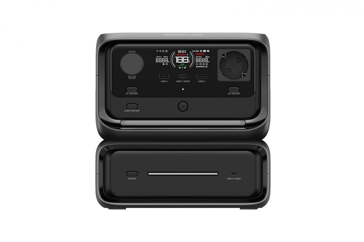 EcoFlow RIVER 3 Max bateriová stanice, kapacita 572 Wh, výkon až 600 W, LiFePO42 