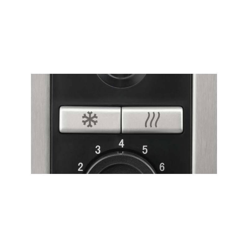 Bosch TAT7203 topinkovač,  1050 W,  stupně opékání,  tlačítko STOP,  přihrádka na drobky,  černý /  nerez1 