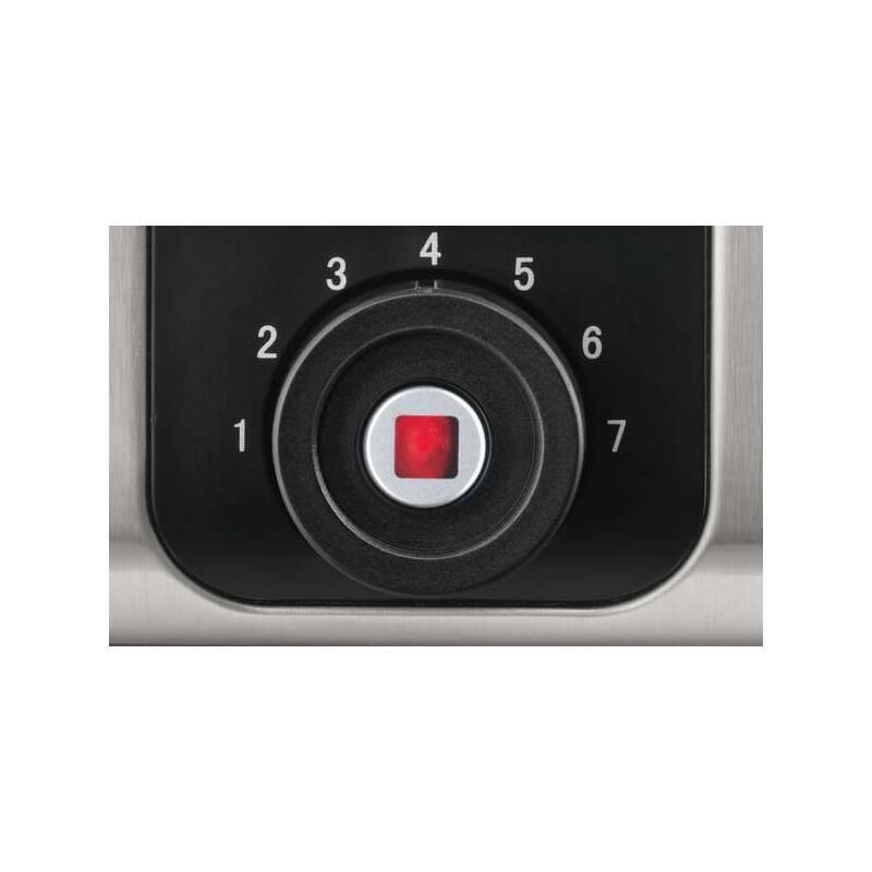 Bosch TAT7203 topinkovač,  1050 W,  stupně opékání,  tlačítko STOP,  přihrádka na drobky,  černý /  nerez2 