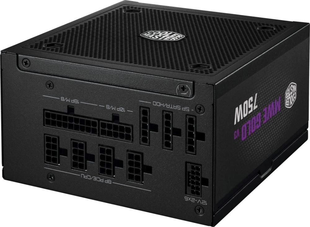 Cooler Master zdroj 750W MWE Gold 3 (GXII),  120mm,  80+ Gold,  Plně modulární,  ATX 3.15 