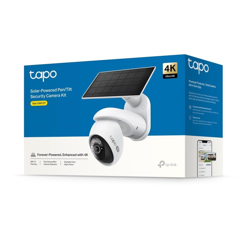 Tapo C660 KIT Solar-Powered Pan/ Tilt Security Cam2 