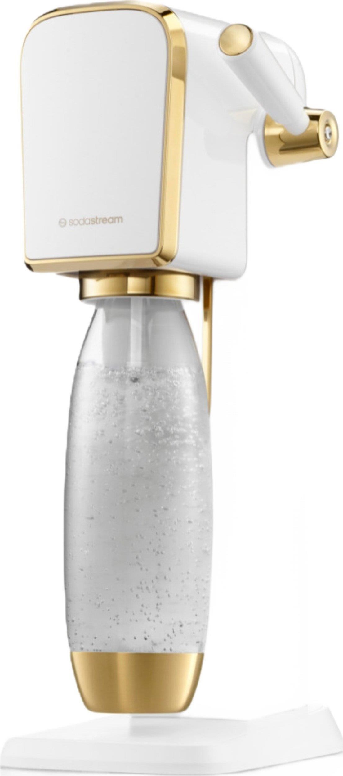 SodaStream Art výrobník sody, mechanický, 1l láhev, bombička s CO2, bílá / zlatá1 