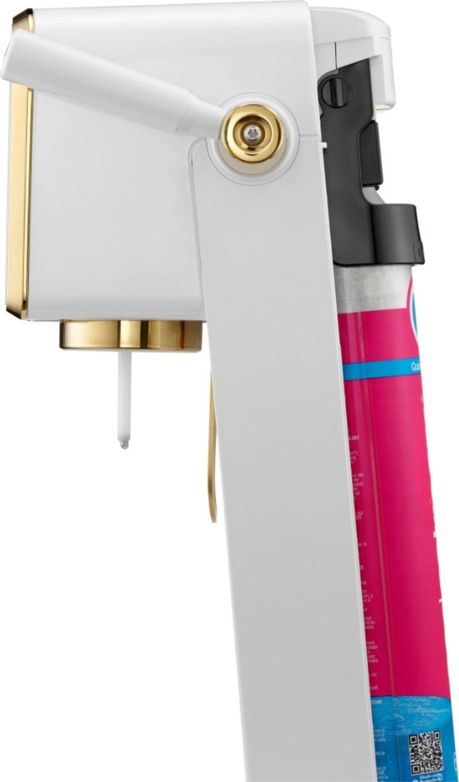 SodaStream Art výrobník sody, mechanický, 1l láhev, bombička s CO2, bílá / zlatá2 
