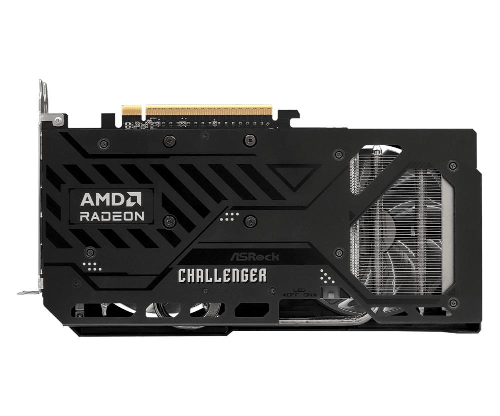 ASRock VGA AMD Radeon RX 9060 XT Challenger 8GB OC, RX 9060 XT, 8GB GDDR6, 2xDP, 1xHDMI4 