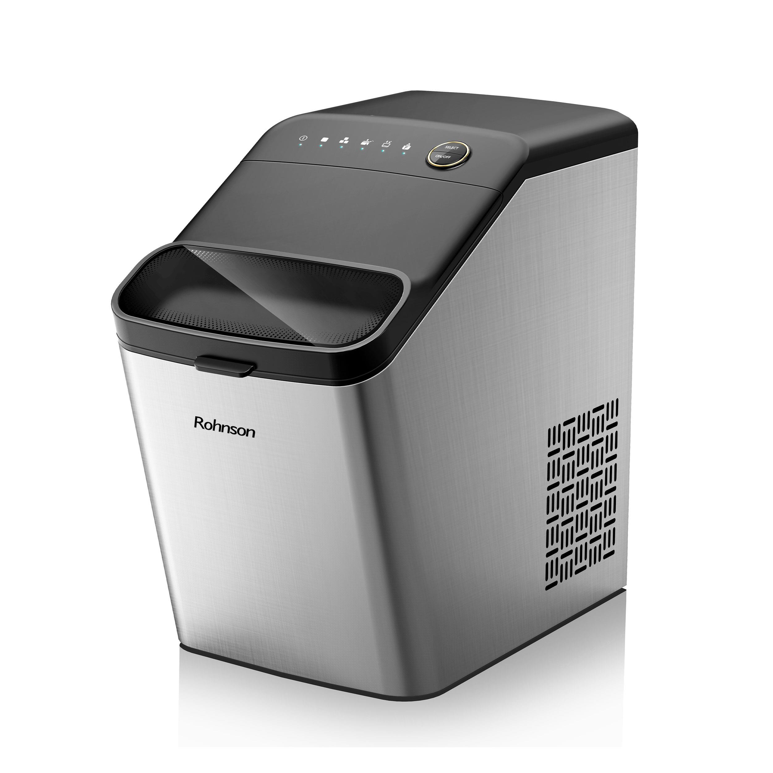 Rohnson výrobník ledu,  135 W,  15 kg za den,  automatické čištění,  chladivo R600a0 