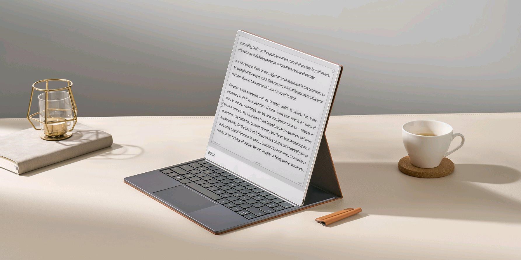 E-book ONYX BOOX pouzdro pro NOTE MAX s klávesnicí, hnědé4 