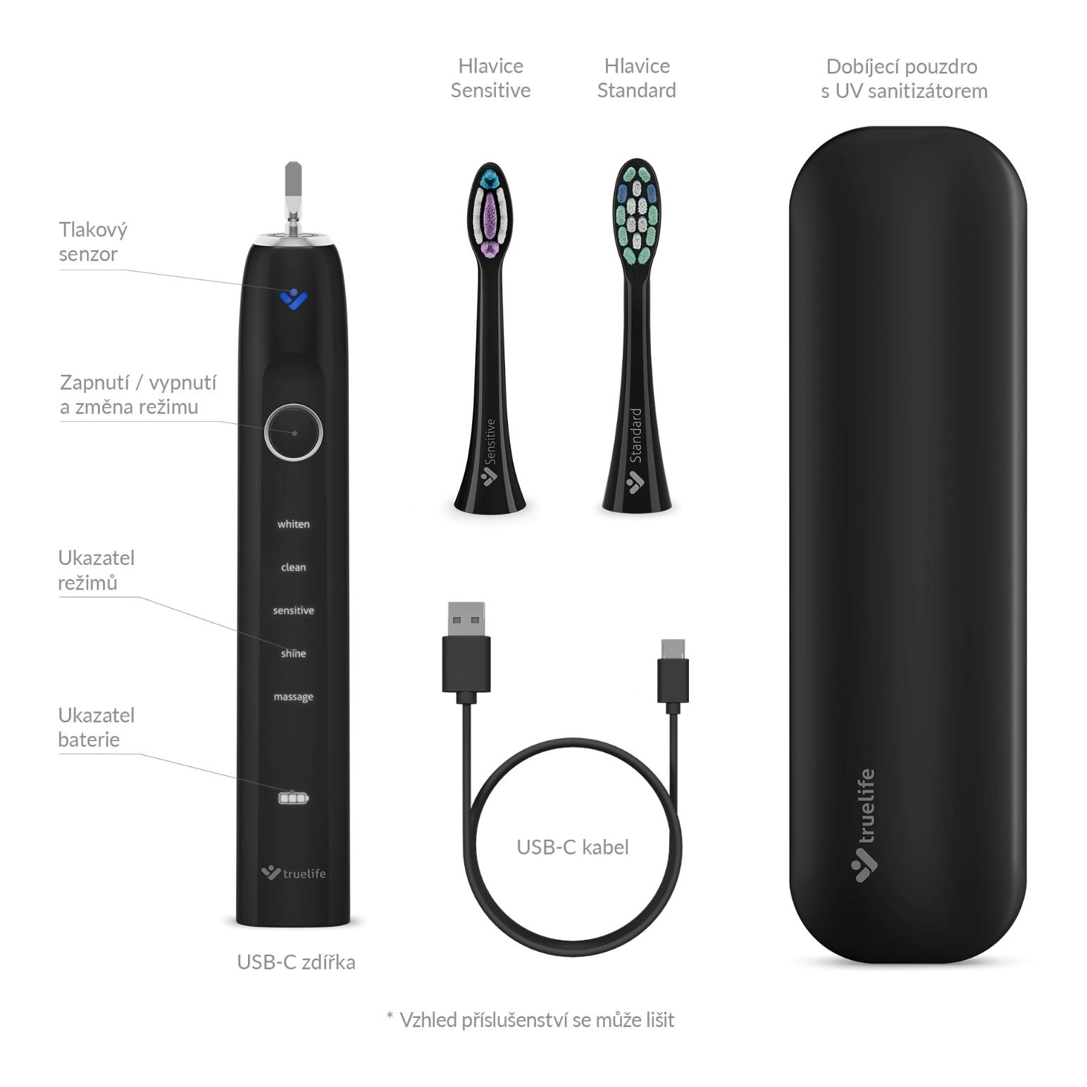 TrueLife SonicBrush Clean70 UV Black9 
