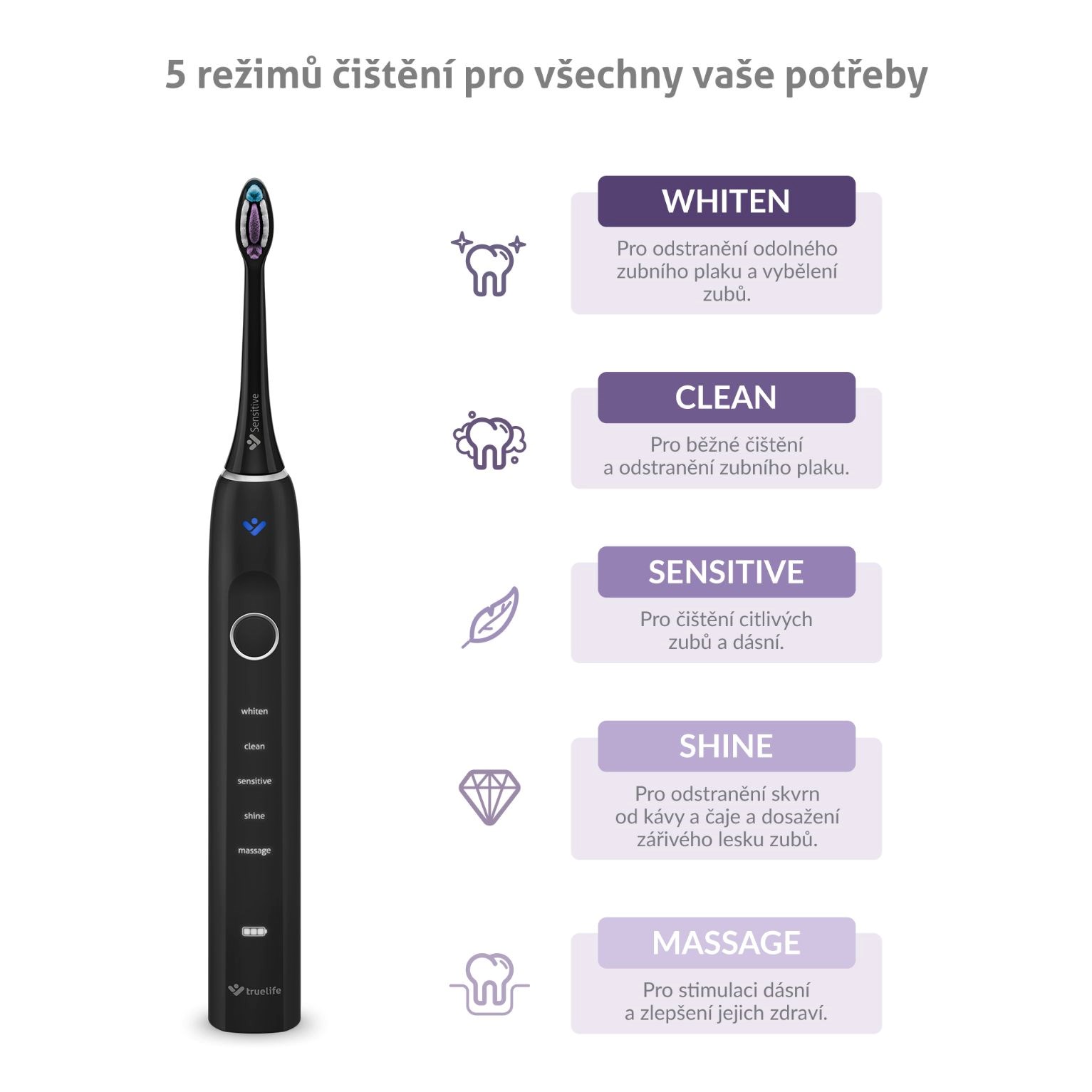 TrueLife SonicBrush Clean70 UV Black1 