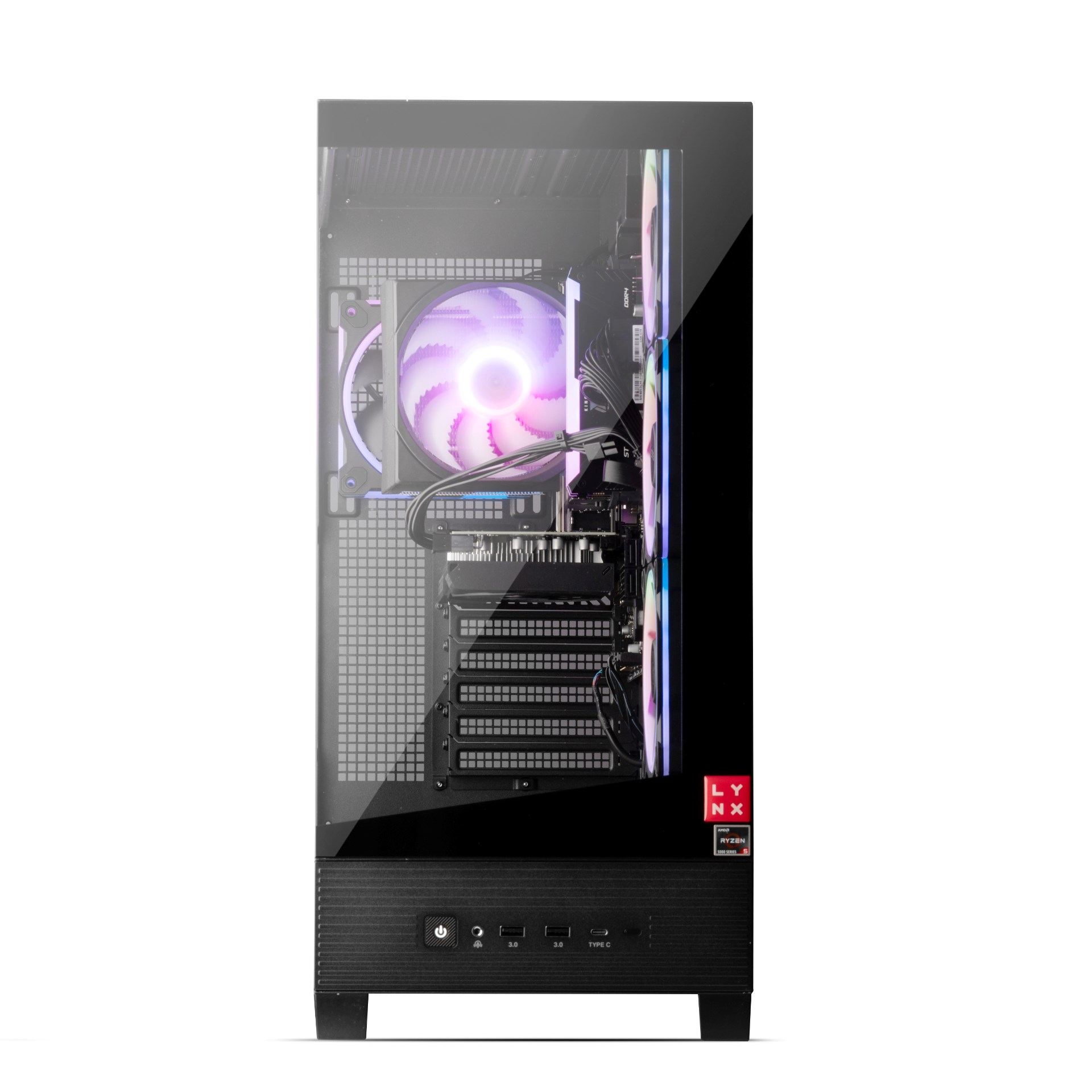 LYNX Challenger Ryzen 5 5600X 32GB 1TB SSD NVMe RTX 5060 8G W11 Home3 
