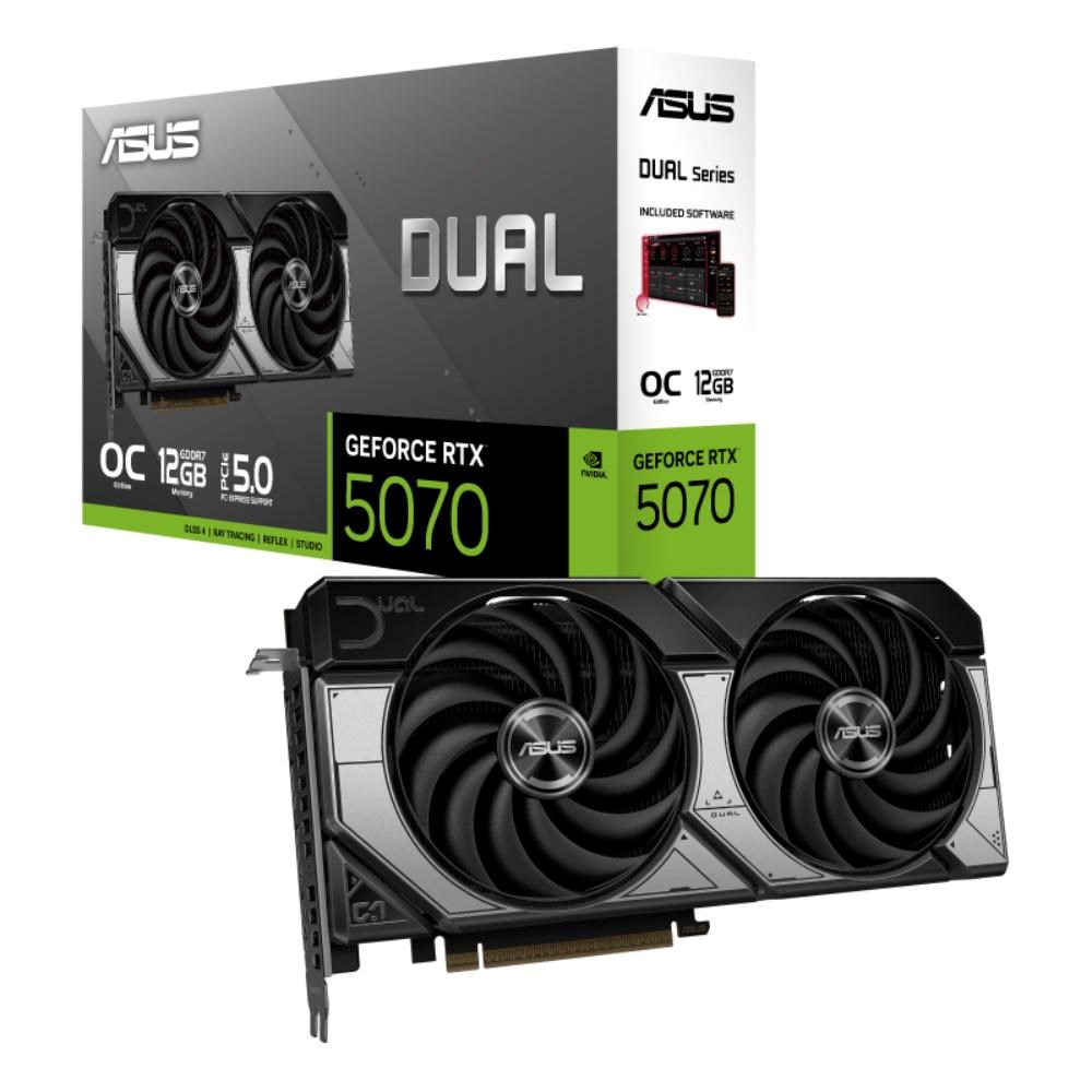 ASUS DUAL RTX 5070/ Gaming/ OC/ 12GB/ GDDR7