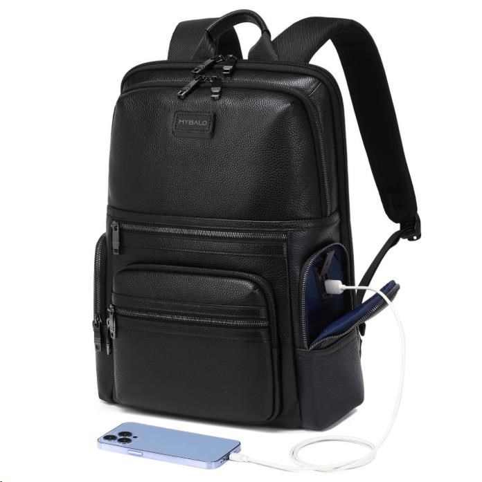 MYBALO Matterhorn kožený business batoh na notebook10 