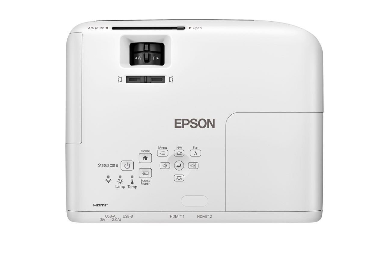 EPSON projektor EB-W55,  WXGA,  16.000:1,  HDMI,  USB,  Wi-Fi REPRO 2W1 