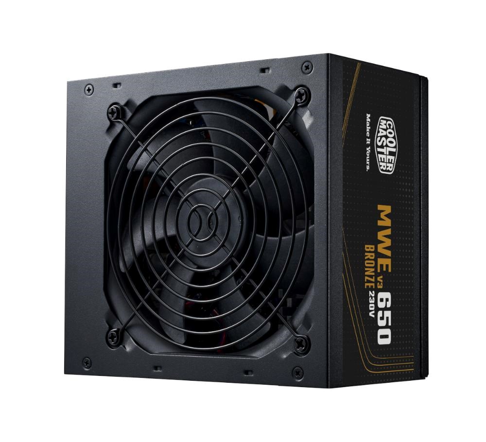 Cooler Master zdroj MWE Bronze 650W V3,  120mm,  80+ Bronze0 