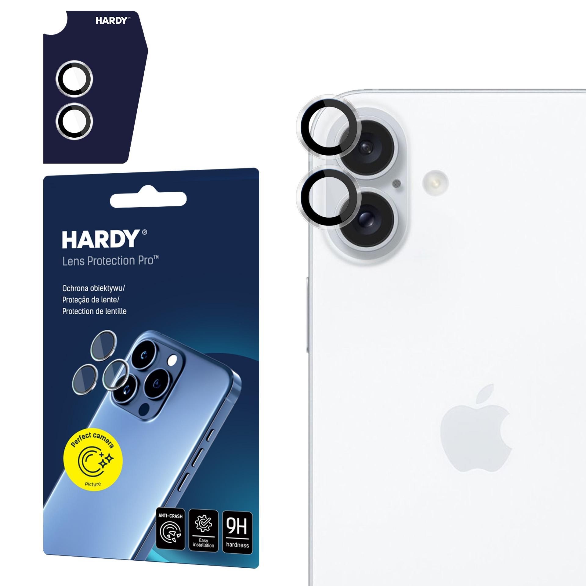 3mk Hardy Lens Protection Pro pro iPhone 16/ 16 Plus,  Transparent