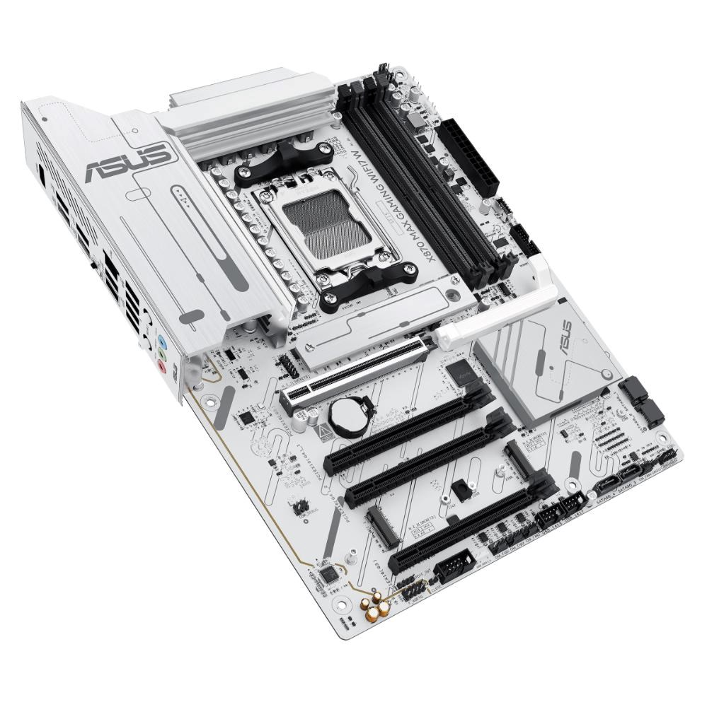 ASUS MB Sc AM5 X870 MAX GAMING WIFI7 W,  AMD X870,  4xDDR5,  2xUSB4,  1xHDMI,  WiFi1 