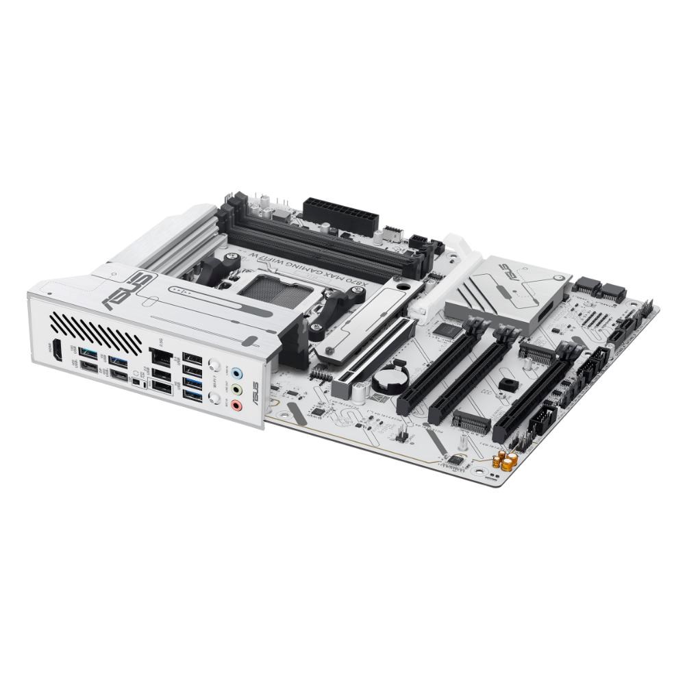 ASUS MB Sc AM5 X870 MAX GAMING WIFI7 W,  AMD X870,  4xDDR5,  2xUSB4,  1xHDMI,  WiFi2 