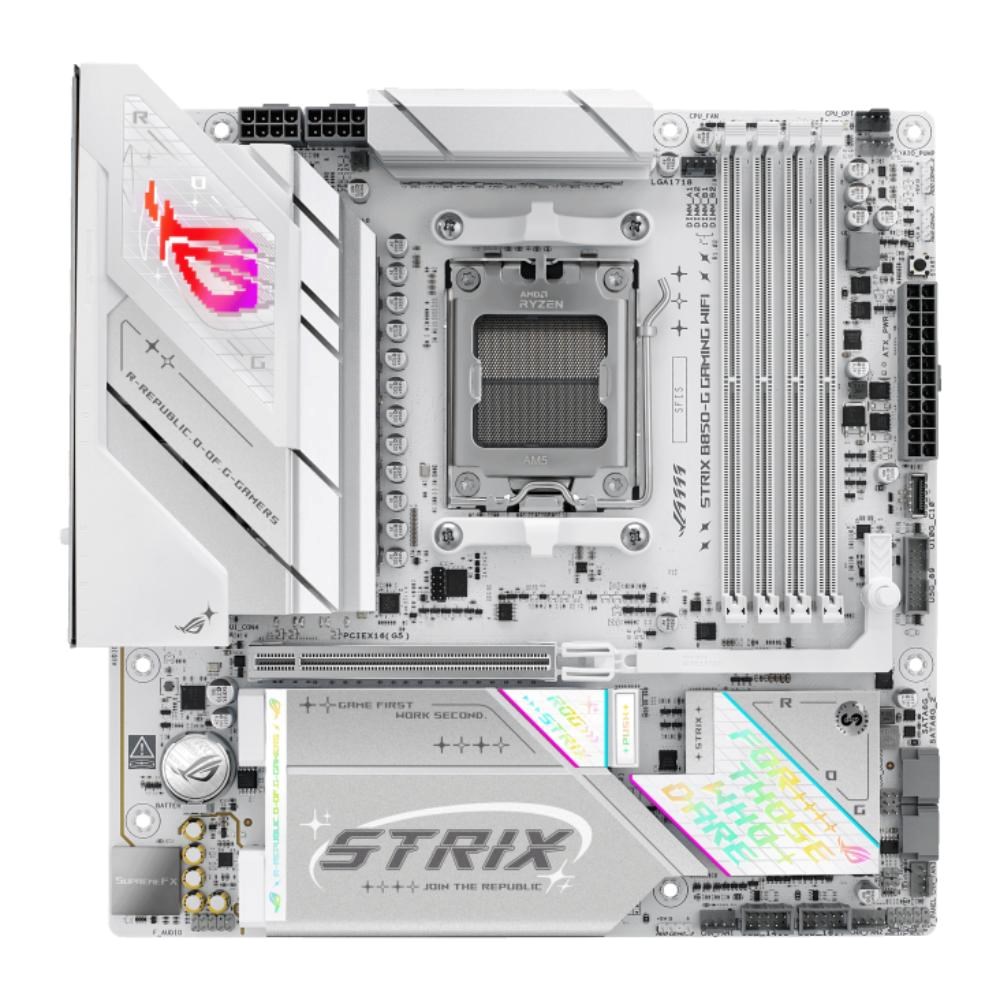 ASUS MB Sc AM5 ROG STRIX B850-G GAMING WIFI,  AMD B850,  4xDDR5,  1xDP,  1xHDMI,  WiFi,  mATX0 