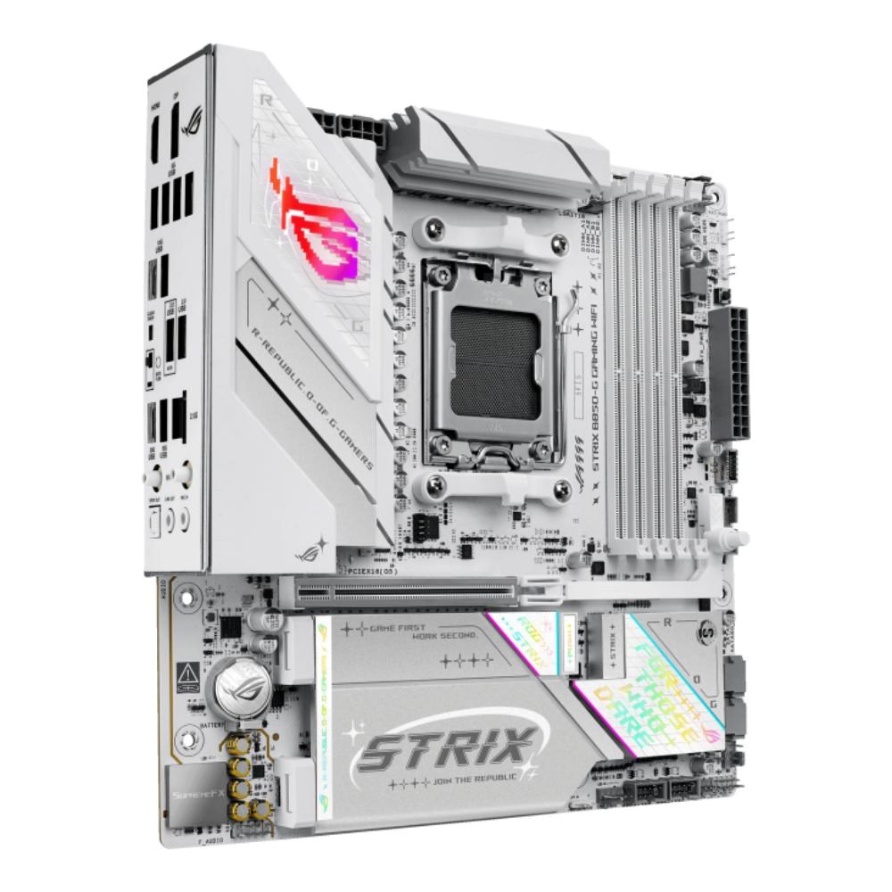 ASUS MB Sc AM5 ROG STRIX B850-G GAMING WIFI,  AMD B850,  4xDDR5,  1xDP,  1xHDMI,  WiFi,  mATX3 