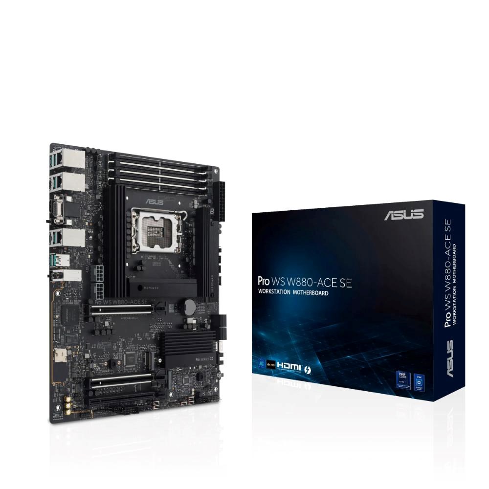 ASUS MB PRO WS W880-ACE SE,  Intel W880,  4xDDR5,  1xThunderbolt,  1xHDMI,  1xVGA3 