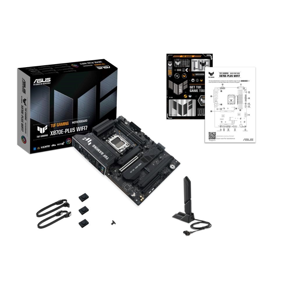 ASUS MB Sc AM5 TUF GAMING X870E-PLUS WIFI7,  AMD X870E,  4xDDR5,  2xUSB-C 4.0,  1xHDMI5 