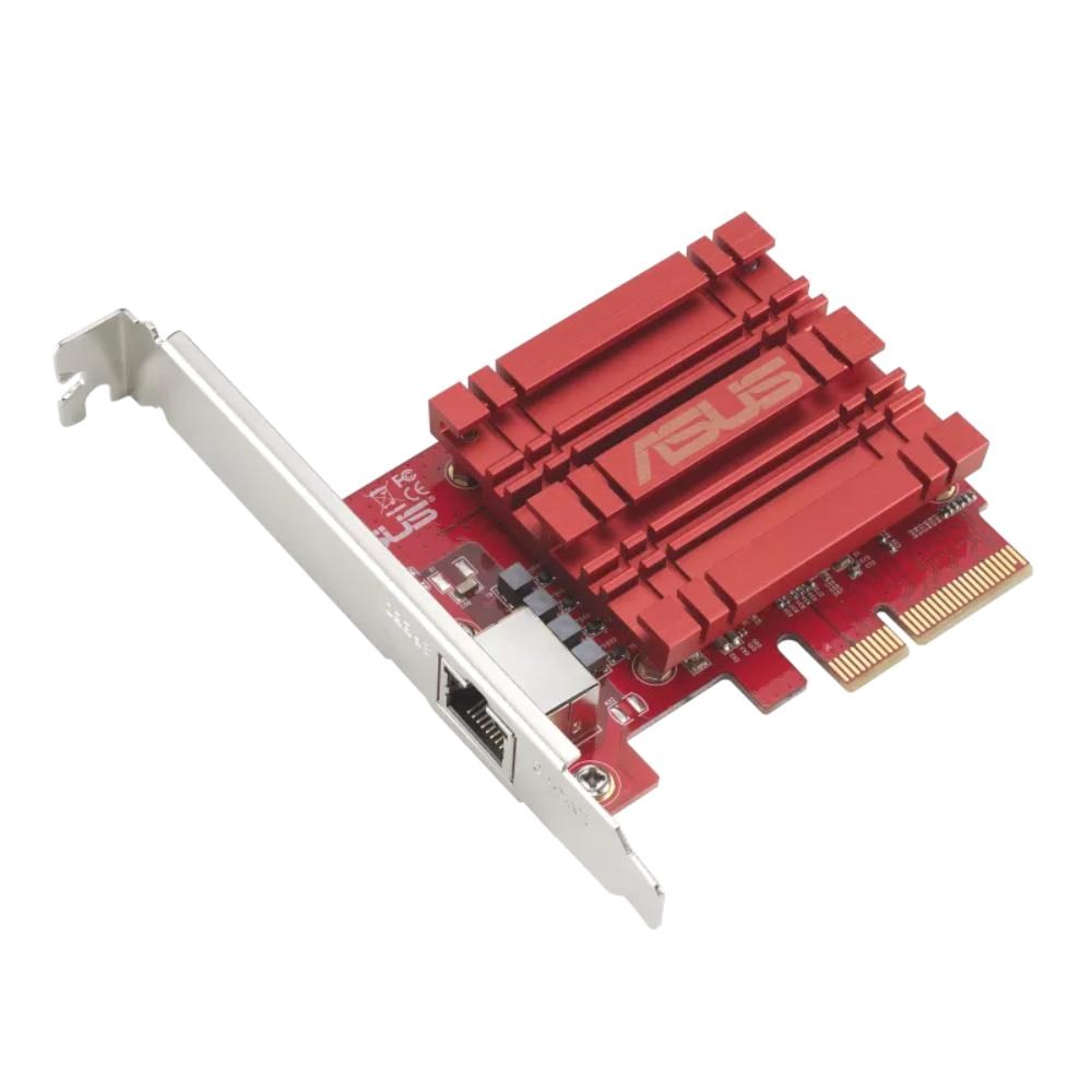 ASUS PCIe Adaptér XG-C100C V3,  až 10Gbps,  RJ45,  červená0 