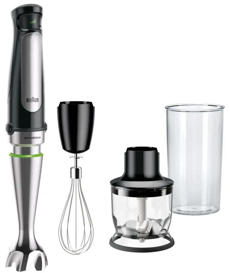 BAZAR - Braun MultiQuick 7 MQ 7025X tyčový mixér, 1000 W, SplashControl, Smart Speed - opraveno, použito0 