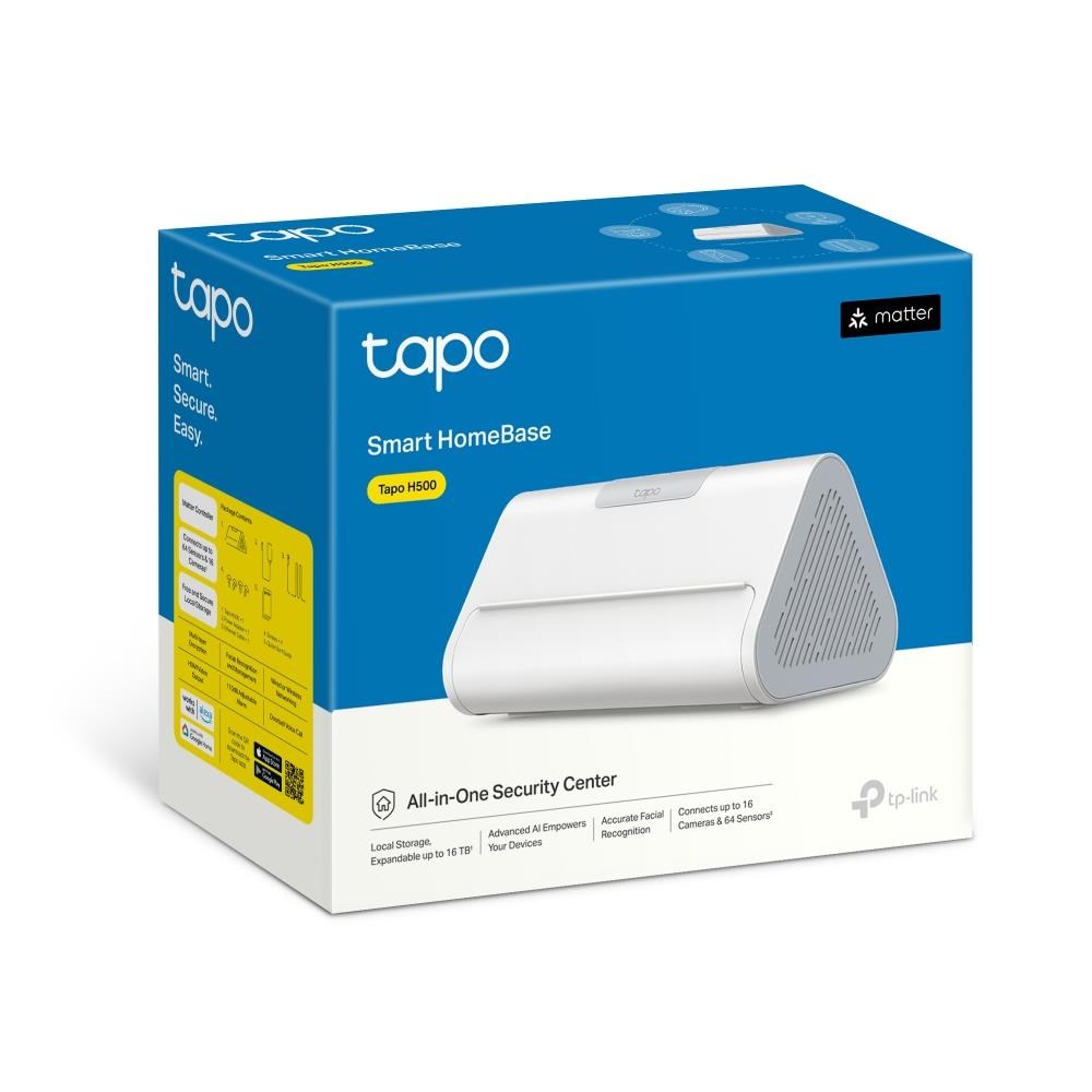 TP-Link Tapo H500 WiFi Chytrý IoT hub - základna HomeBase (2, 4GHz/ 5GHz, 1xHDMI, 1x2, 5