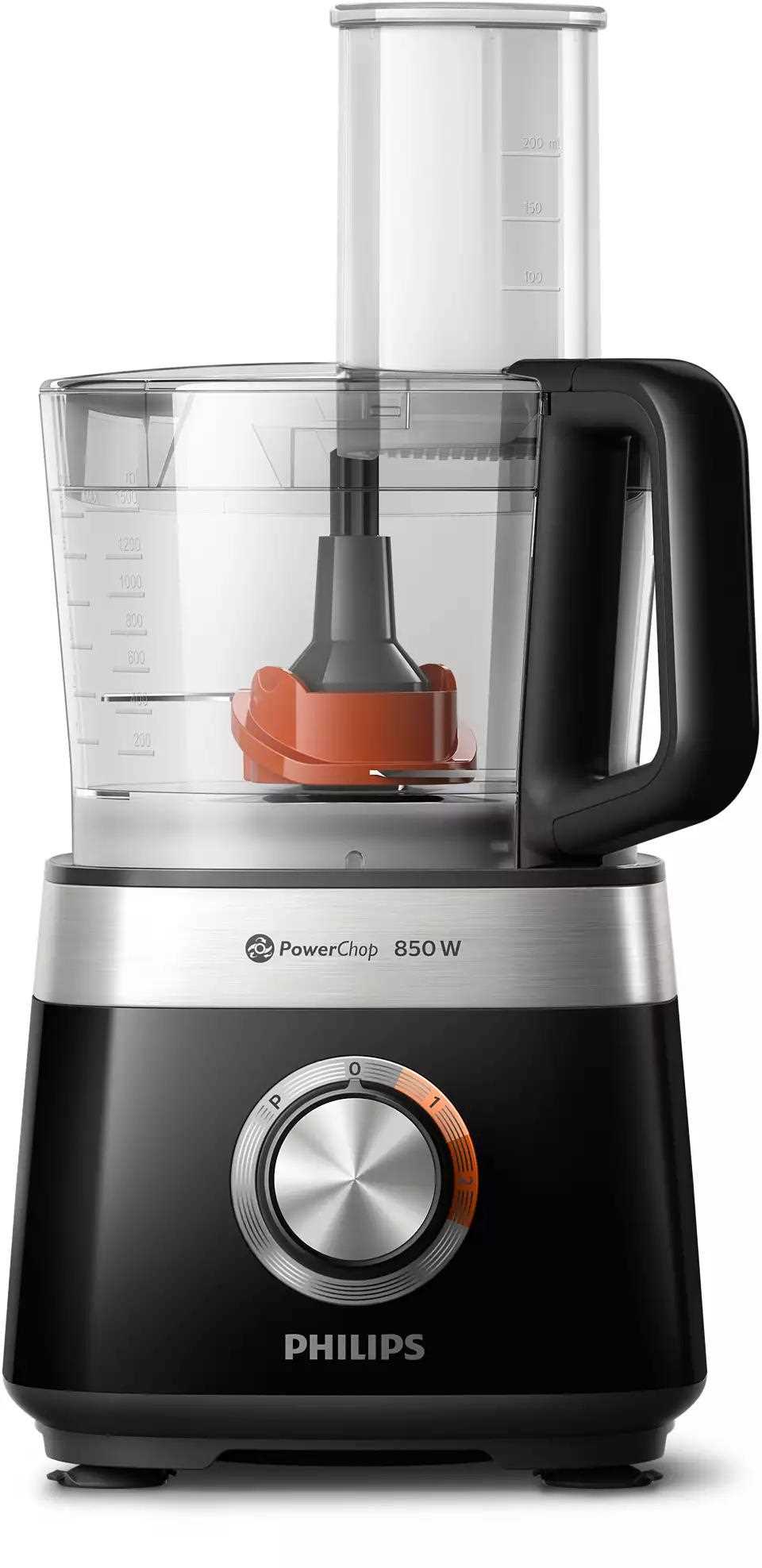 BAZAR - Philips Viva Collection HR7530/ 10 kuchyňský robot,  850 W,  2 rychlosti + puls,  černá - poškozený obal1 