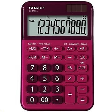 SHARP kalkulačka - ELM335BRD - červená0 