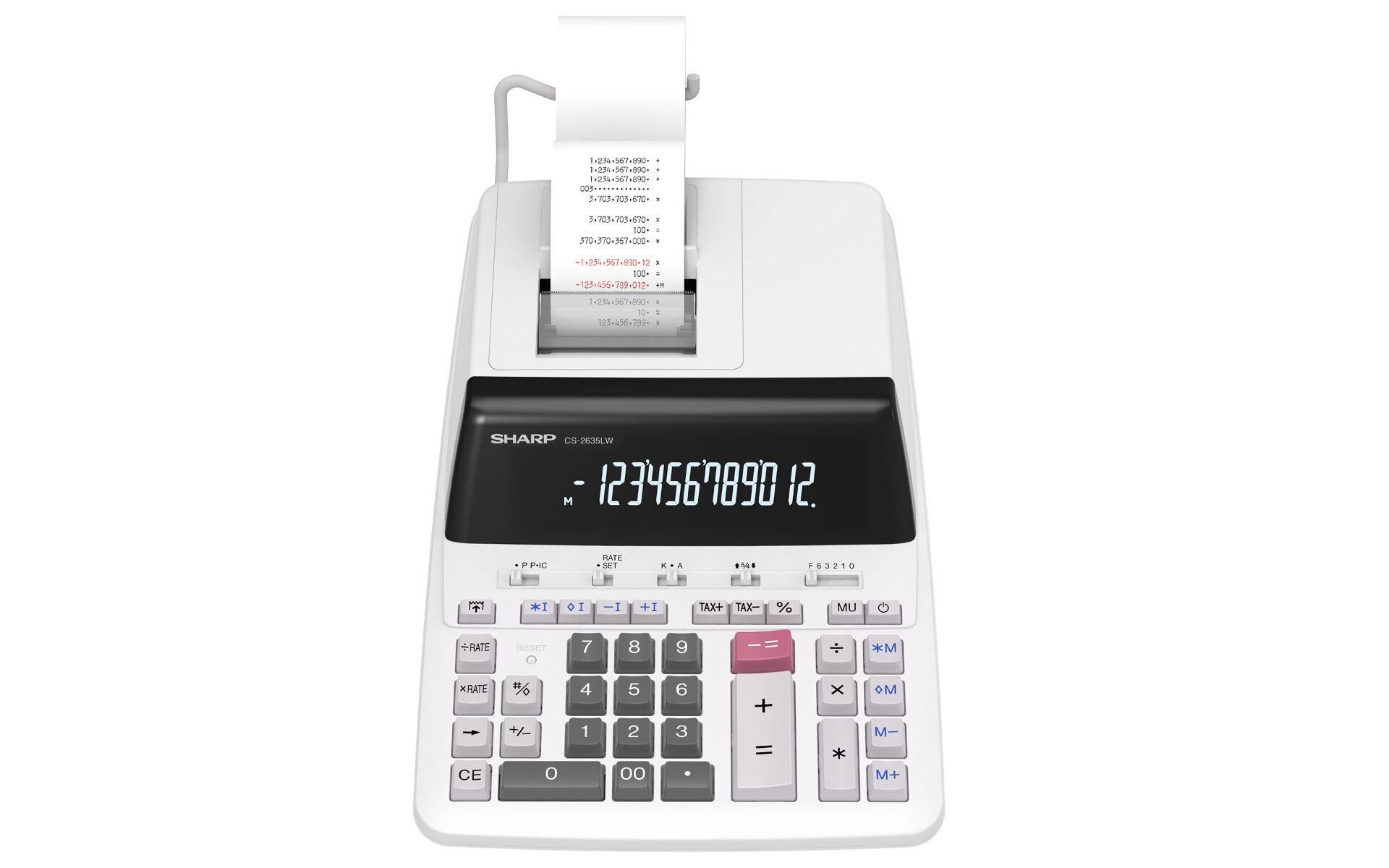 SHARP kalkulačka - SH-CS2635LW0 