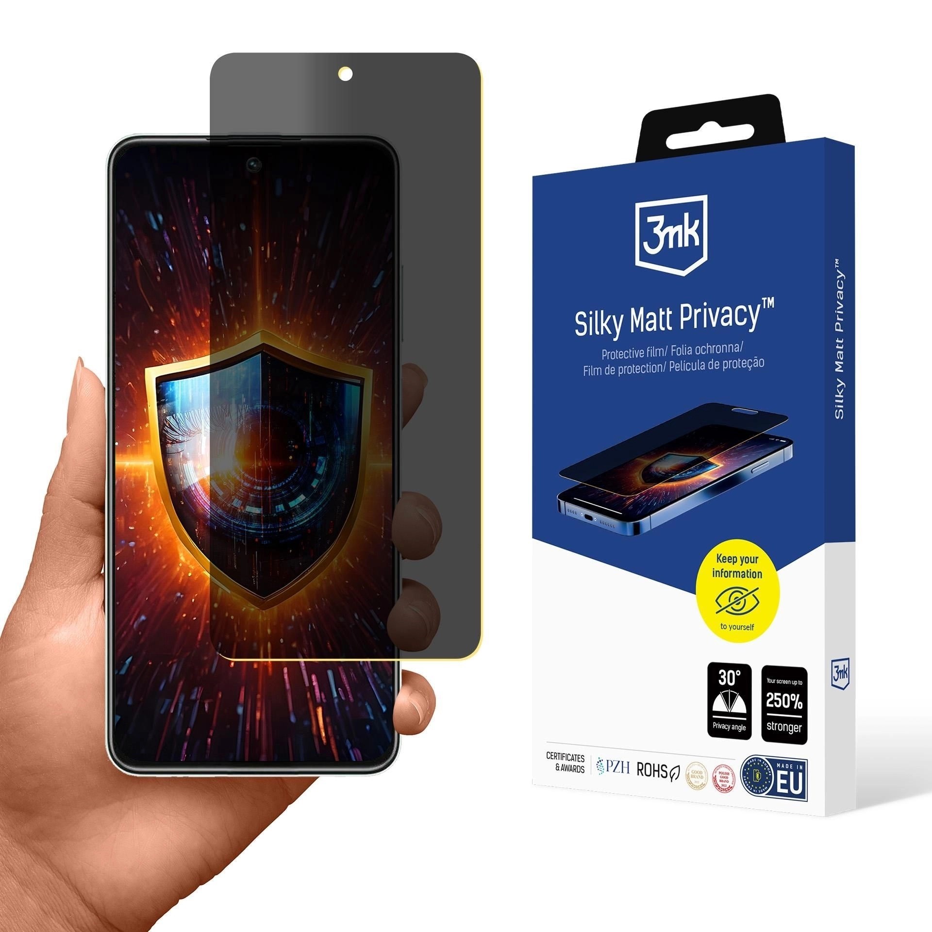 3mk ochranná folie Silky Matt Privacy pro Motorola Moto G560 