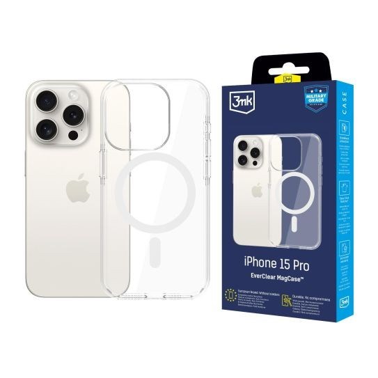 3mk EverClear MagCase pro Apple iPhone 15 Pro