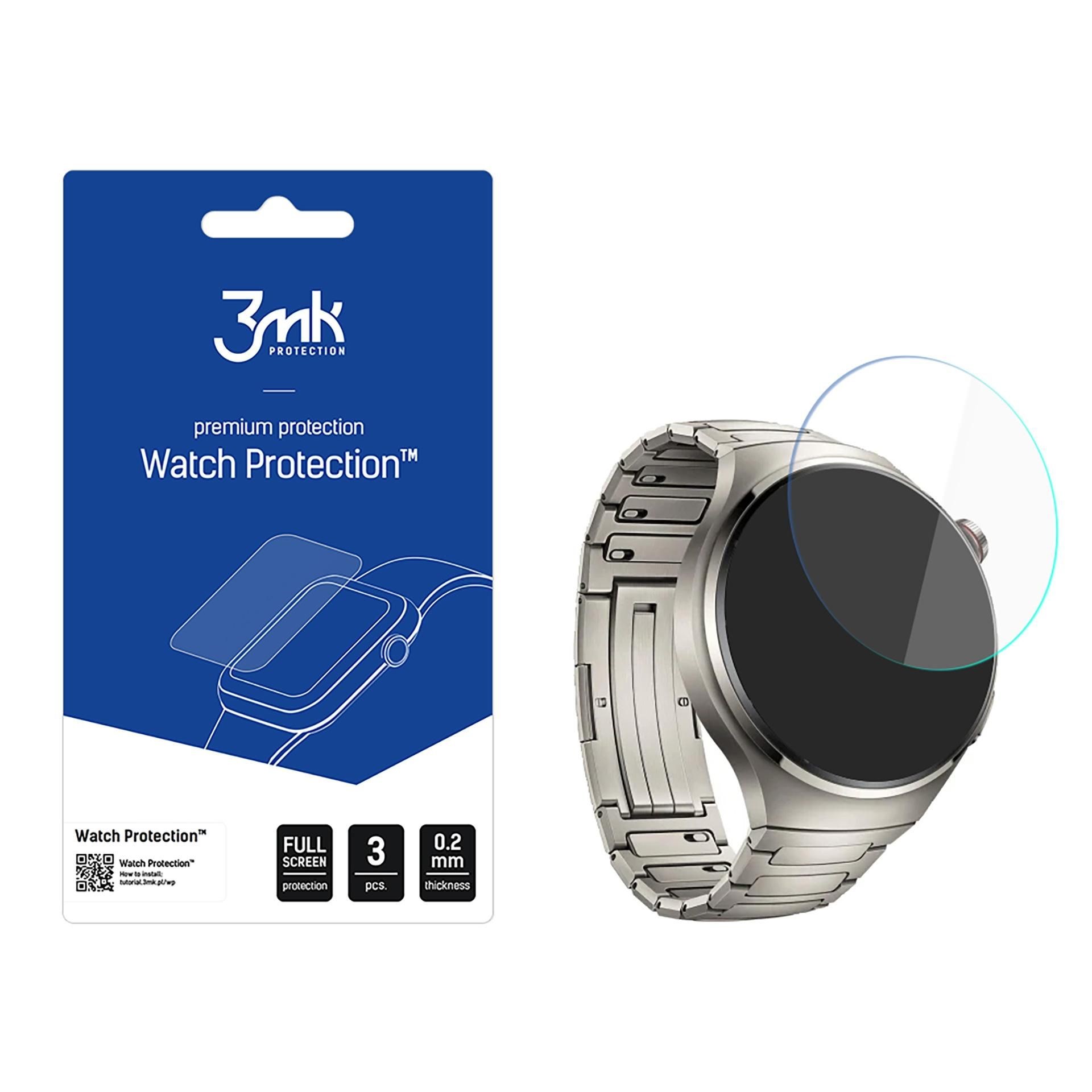 3mk ochranná folie Watch Protection ARC pro Huawei Watch 4 Pro Elite 48mm0 